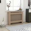 GOLINPEILO Brown Radiator Cover MDF Heater Cover Cabinet Shelf Household Appliance Heating Accessories, Living Room Furniture Decor, 44.1" x 7.5" x 32.1"/Horizontal Style view 1