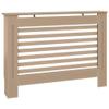 GOLINPEILO Brown Radiator Cover MDF Heater Cover Cabinet Shelf Household Appliance Heating Accessories, Living Room Furniture Decor, 44.1" x 7.5" x 32.1"/Horizontal Style view 3