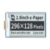 for Raspberry Pi Pico, 2.9" E-Paper Display Module 296128 Pixel Black/White Two-Color E-ink Screen, SPI Interface Paper-Like Effect, Support Partial Refresh view 1
