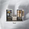 Kohler 33589-1WT K-33589-1WT Jewelry Box Vanities, 3 Separate Sections for Jewerly Storage and Organization, Mohair Grey view 2
