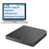 BUFFALO MediaStation 6X Portable Type-C USB 3.2 (Gen 1) Blu-ray Drive/External, Plays and Burns Blu-Rays, DVDs, and CDs. Compatible with PC/Mac Laptops and Desktops view 1
