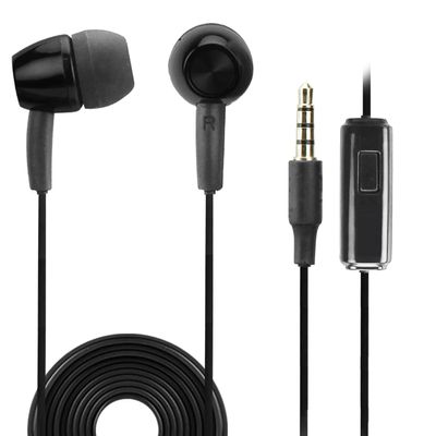 in-Ear Stereo Earbuds Compatible with ZTE Grand X Pro Digital+ Hands-Free Built-in Microphone True Solid Crisp Clear Audio! (3.5mm, 1/8, 3.5ft, Black)