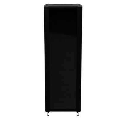 NavePoint 37U AV Rack Cabinet, 28 in Depth, Cold-Rolled Steel, Black