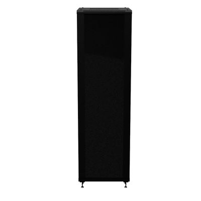 NavePoint 42U AV Rack Cabinet, 28 in Depth, Cold-Rolled Steel, Black