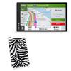 BoxWave Case Compatible with Garmin DriveSmart 76 - Zebra Plush SlipSuit, Animal Print Padded Soft Sleeve view 1