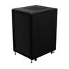 NavePoint 18U AV Rack Cabinet, 28 in Depth, Cold-Rolled Steel, Black view 2