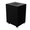 NavePoint 18U AV Rack Cabinet, 28 in Depth, Cold-Rolled Steel, Black view 4