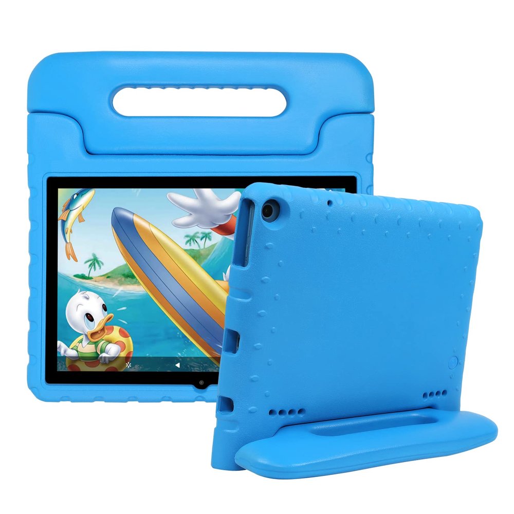 Bolete Kids Case for Onn 10.1 Tablet Gen 3 (2022 Model:100071485), with Handle EVA Foam Shockproof Washable Cover for Onn 10.1 Inch Android Tablet Gen 3 Case, for Adults, Children (Blue)