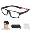 SooGree Sports Goggles Glasses Football Soccer Safety Glasses Goggles Adjustable Strap Interchangeable Temples for Men Youth (1219 Black) view 1