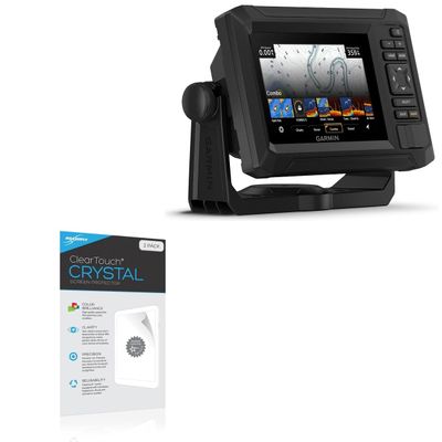 BoxWave Screen Protector Compatible with Garmin echoMAP UHD2 53cv - ClearTouch Crystal (2-Pack), HD Film Skin - Shields from Scratches