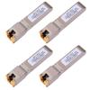 4PACK 10G SFP+ to RJ45 Copper Module, High-Speed 10GBase-T Transceiver, 10Gb SFP+ Ethernet CAT.6a/7 up to 30 Meters, Compatible with Cisco,Ubiquiti,Netgear,D-Link,TP-Link,Mikrotik,Unifi and More view 1