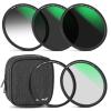 NEEWER 72mm 5 in 1 Magnetic ND Lens Filter Set, Black Diffusion 1/4 Filter, Soft GND8, ND8, ND64 Magnetic Adapter Ring, HD Optical Glass/Water Repellent/30 Layers Nano Coatings/Scratch Resistant view 1
