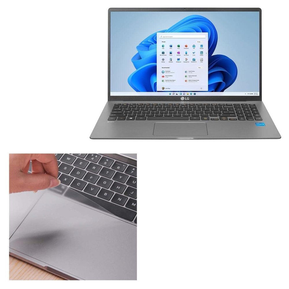 BoxWave Touchpad Protector Compatible with LG Gram 15 (15Z90Q) - ClearTouch for Touchpad (2-Pack), Pad Protector Shield Cover Film Skin
