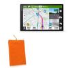 BoxWave Case Compatible with Garmin DriveSmart 86 - Velvet Pouch, Soft Velour Fabric Bag Sleeve with Drawstring - Bold Orange view 1