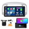 Kunfine CarPlay Android Auto Navigation Stereo GPS Radio Reverse Camera Display 10.33" QLED Touchscreen Headunit Tablet Pad Media Player for Hyundai Accent 2006-2011, if Applicable Octa Core 4G+64G view 1