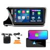 Kunfine CarPlay Android Auto Navigation Stereo GPS Radio Reverse Camera Display 10.33" QLED Touchscreen Headunit Tablet Pad Media Player for Honda City 2014-2018LHD, if Applicable Octa Core 2G+32G view 1
