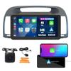CarPlay Android Auto Navigation Stereo GPS Radio Reverse Camera Display 10.33" QLED Touchscreen Headunit Tablet Pad Media Player for Toyota Camry 2002-2006 Grey, if Applicable Octa Core 4G+64G view 1