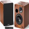 Saiyin Bluetooth Bookshelf Speakers, 40W X 2 Powered TV Speakers with 4 Inch Woofer, Turntable Speakers with Optical/AUX Input/Subwoofer Line Out for PC and TVs view 1