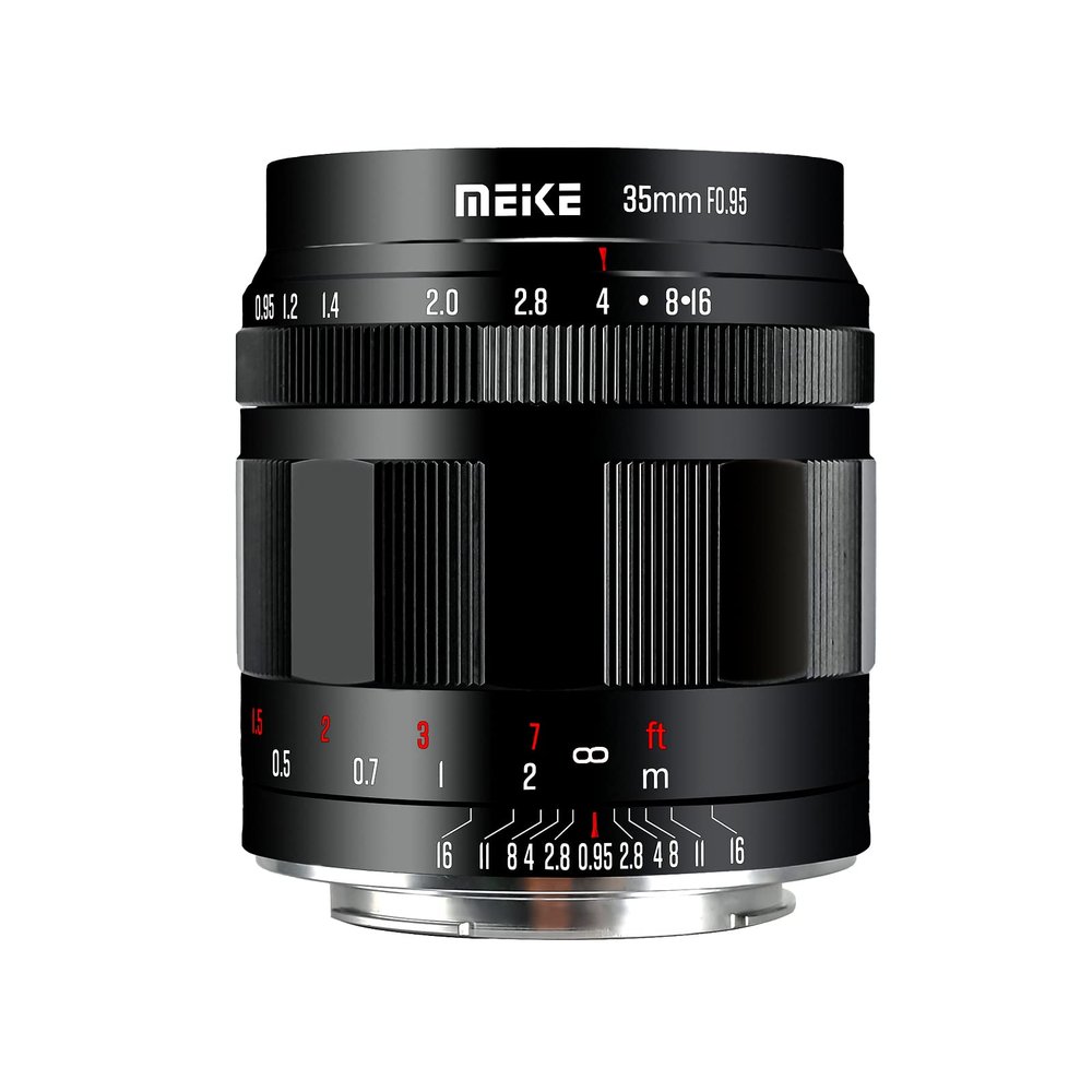 Meike 35mm f0.95 Large Aperture Manual Focus APS-C Lens Compatible with Nikon Z Mount Cameras Z50 Z50II Z5 Z6 Z7 Z6II Z7II Z30 Zfc Z8 Z9 Under APS-C Mode