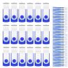 100Pack of 16GB Bulk Flash Drives EASTBULL Flash Drives Pack USB 2.0 Thumb Drives Bulk Swivel USB Drives Bulk with Strings (16GB-Blue) view 1