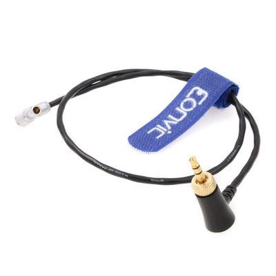 Eonvic Timecode Cable Locking 3.5mm for Deity TC-1 Port to 00B 4-Pin Male Right Angle for RED DSMC2 Jetpack Expander/Jetpack-SDI Expander/V-Lock I/O Expander