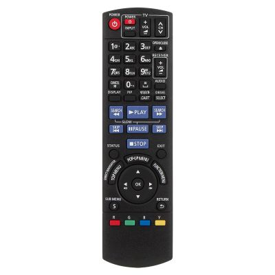 PERFASCIN N2QAKB000076 Replace Remote Control Fit for Panasonic blu-ray disc Player DMP-BD45 DMP-BD65 DMP-BD85 RTN2QAKB000076 DMP-BD85K DMP-BD655 DMP-BDT100 DMP-BDT100P