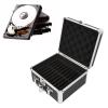 Multi Protection Hard Drive Storage Case for 2.5 inch Hard Disks,20 Bay Hard Drive Suitcase, Anti Static,Shockproof, Anti Moisture,Convenient Handle Hard Drive Case, 20 Bay Hard Drive Suitcase, view 2