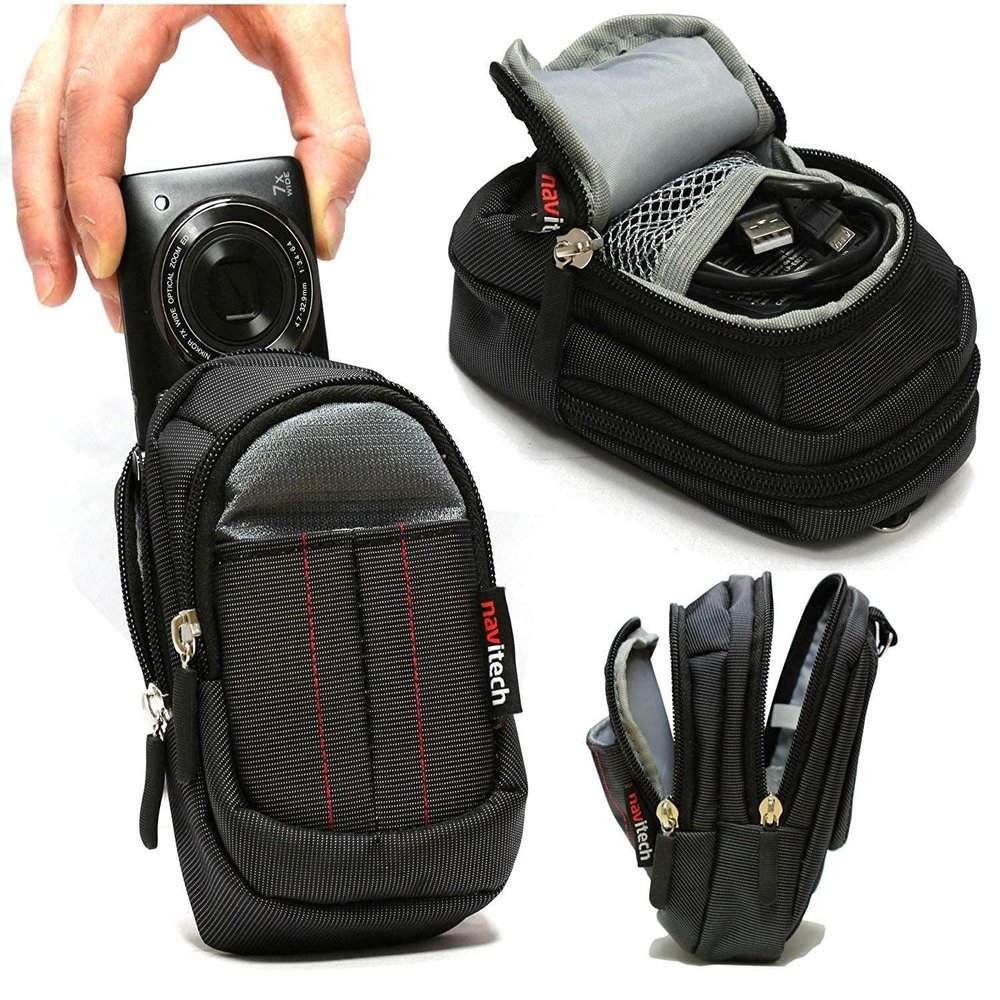 Navitech Black Compact Camera Case Compatible With Sony ZV-E10 Camera