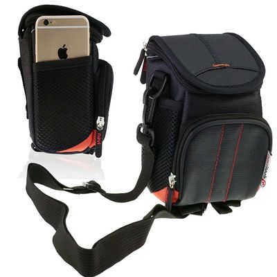 Navitech Black Camera Shoulder Bag Compatible with BRIHIEVY Vlogging Camera