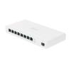 Ubiquiti UISP-S Gigabit PoE Switch for WISP MicroPoP Applications, 8 x GbE RJ45 Ports, 1 x 1G SFP Port, Fanless Thermal Cooling, Silent Operation, White view 1
