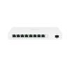 Ubiquiti UISP-S Gigabit PoE Switch for WISP MicroPoP Applications, 8 x GbE RJ45 Ports, 1 x 1G SFP Port, Fanless Thermal Cooling, Silent Operation, White view 2