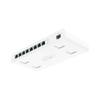 Ubiquiti UISP-S Gigabit PoE Switch for WISP MicroPoP Applications, 8 x GbE RJ45 Ports, 1 x 1G SFP Port, Fanless Thermal Cooling, Silent Operation, White view 3