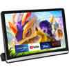 12.4" Android Universal 4K Car TV Headrest Monitor Tablet for Back seat, Support Phone Wireless Connection Mirror Link Touch Screen,with WiFi/Bluetooth/HDMI/USB/AV in/SD/Airplay Video Player(1*pcs) view 1