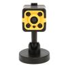 Action Camera, 1080P Loop Recording Dustproof, Built in HiFi Sound Microphone Micro USB 2.0 5PIN Interface, Sports Camera for Outdoor(Black Yellow) view 1