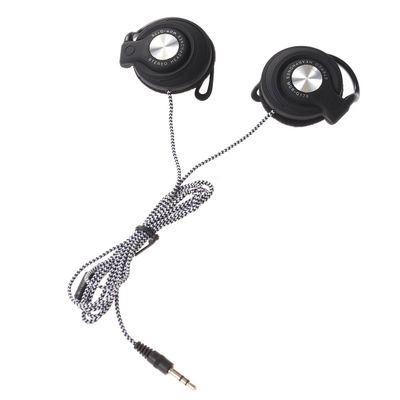 UKCOCO Bass Boost Headphones Ear Earphone Hook Black Mm Headphones Over Stereo Clip Computer Mp On Earhook Buds Player for Earphones Head Workout Running