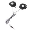 UKCOCO Bass Boost Headphones Ear Earphone Hook Black Mm Headphones Over Stereo Clip Computer Mp On Earhook Buds Player for Earphones Head Workout Running view 1