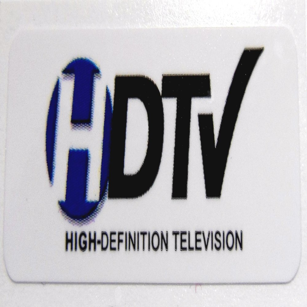 VATH HDTV (High Definition Television) Sticker 14 x 38mm [802]