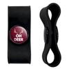 GRAPHICS & MORE Oh Deer Headphone Earbud Cord Wrap - Charging Cable Manager - Wire Organizer Set of 2 - Black view 1