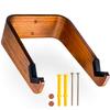 WOKK Wooden Bike Wall Mount - Horizontal Bicycle Wall mount for Home or Garage, Wall Bike Rack for apartment, Your Elegant Indoor Bike Storage view 1