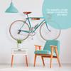 WOKK Wooden Bike Wall Mount - Horizontal Bicycle Wall mount for Home or Garage, Wall Bike Rack for apartment, Your Elegant Indoor Bike Storage view 2