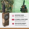 Cobra ACXT1035R FLT Waterproof Walkie Talkies - Rechargeable, Floats, 22 Channels, Long Range 37-Mile Two-Way Radio Set (2-Pack) view 3