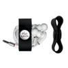 GRAPHICS & MORE Team Rudolph Headphone Earbud Cord Wrap - Charging Cable Manager - Wire Organizer Set of 2 - Black view 2