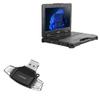 BoxWave Smart Gadget Compatible with Getac X600 - AllReader SD Card Reader, microSD Card Reader SD Compact USB - Jet Black view 1