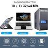 GOWENIC USB Fingerprint Reader, Portable Security Key Biometric Fingerprint Scanner USB Fingerprint Key Reader for 10 11 32/64 Bits, 360 Degrees Touch view 4