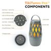 Limitless TikiTunes Pro Portable Bluetooth 10-Watt Speaker with 3-Mode LED Flame Light, Pair up to 100 Speakers, 4000 mAh Battery for iPhone/iPad/Android (Graphite) view 3