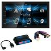 JVC KW-M150BT Digital Media Receiver Featuring 6.8" WVGA Capacitive Monitor with PAC SWI-CP5 Steering Wheel Interface view 1