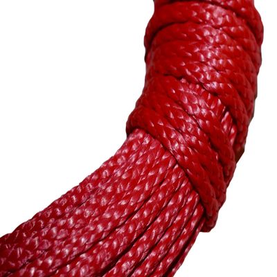 Samson Premium Amsteel Blue Rope 1/8" Multiple Colors, Multiple Lengths, Strong Dyneema Fiber 2,300lb tensile Strength, Torque Free, Low Stretch, 12 Strand, Easy to Splice (1/8" x 25', Red)