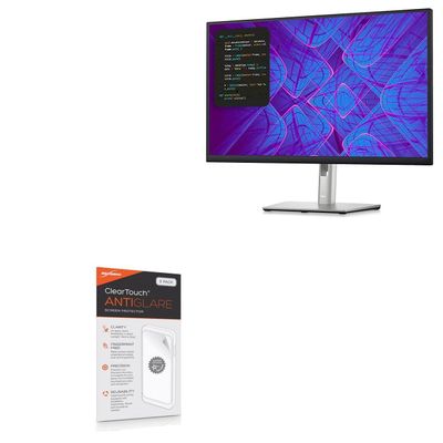 BoxWave Screen Protector Compatible with Dell 27 Monitor (P2723QE) - ClearTouch Anti-Glare (2-Pack), Anti-Fingerprint Matte Film Skin
