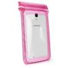 BoxWave Case Compatible with Garmin DriveSmart 66 - AquaProof Pouch, Triple Sealed Waterproof Carrying Pouch Lanyard - Pink view 2