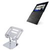 BoxWave Stand and Mount Compatible with Lenovo ThinkPad X1 Nano (21E8) - Executive VersaView Laptop Stand, Ergonomic Adjustable Viewing Angle Metallic Riser - Metallic Silver view 1